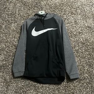 Multi colored Black and grey nike hoodie